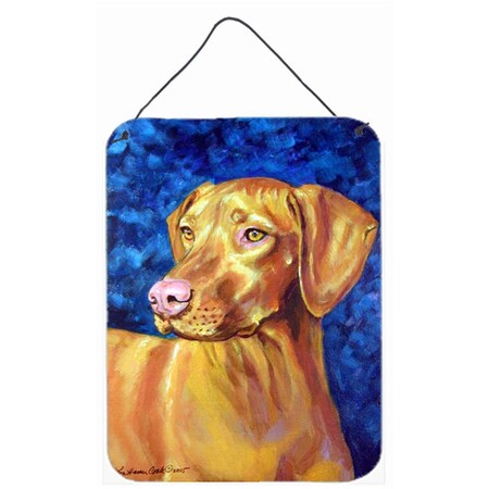 Carolines Treasures 12 x 16 in. Vizsla Aluminium Metal Wall Or Door Hanging Prints 7289DS1216